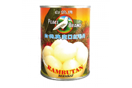 Peace Rambutan 白鸽红毛丹 565GM（VIP会员价：RM11.40）